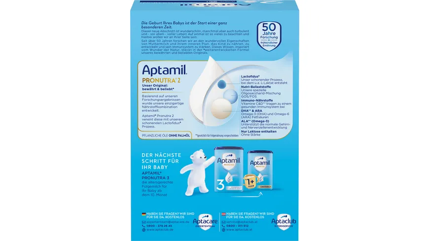 Aptamil Pronutra 2 Vorratspack 1200 g
