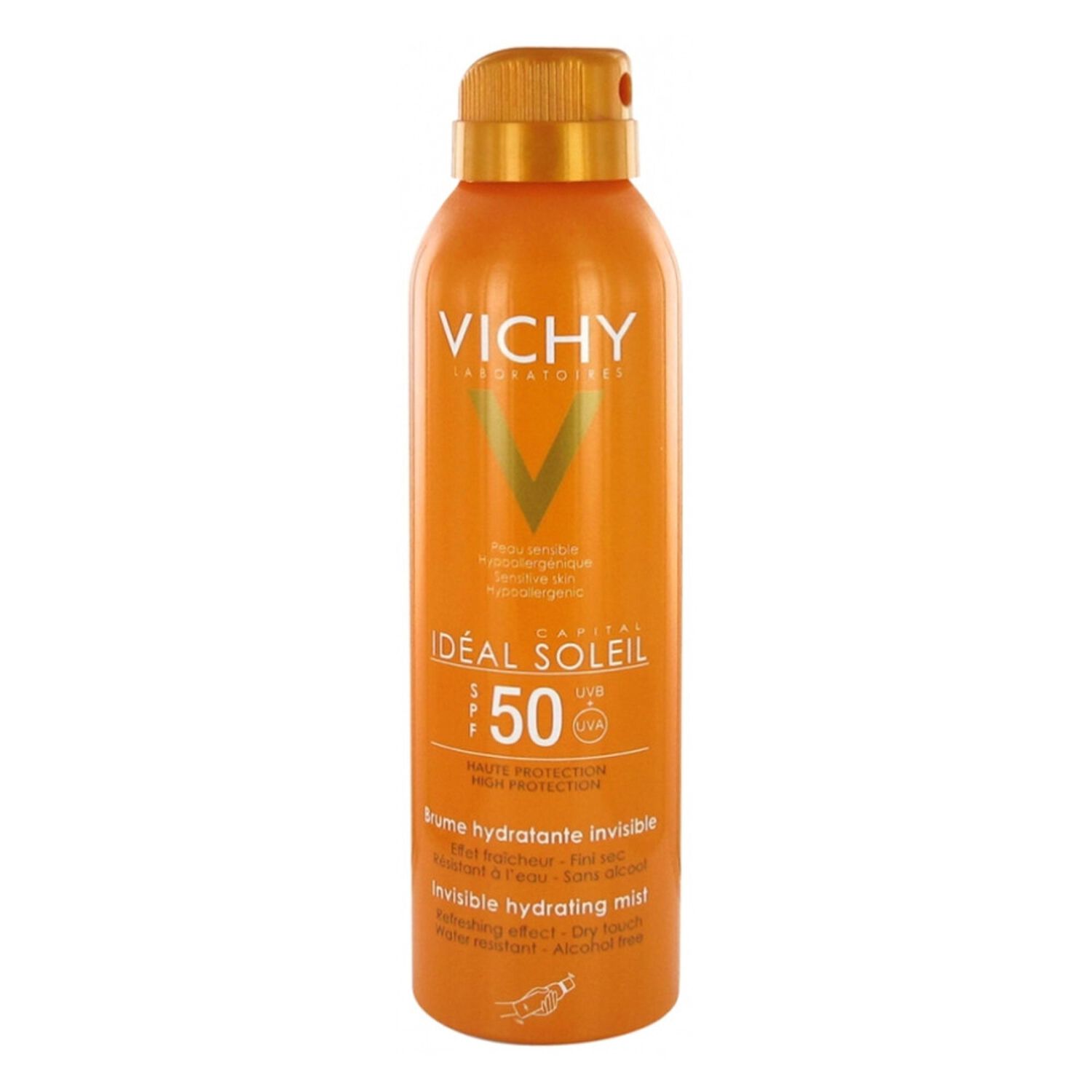 Vichy Idéal Soleil SPF50 Brume Hydratante Invisible 200 ml