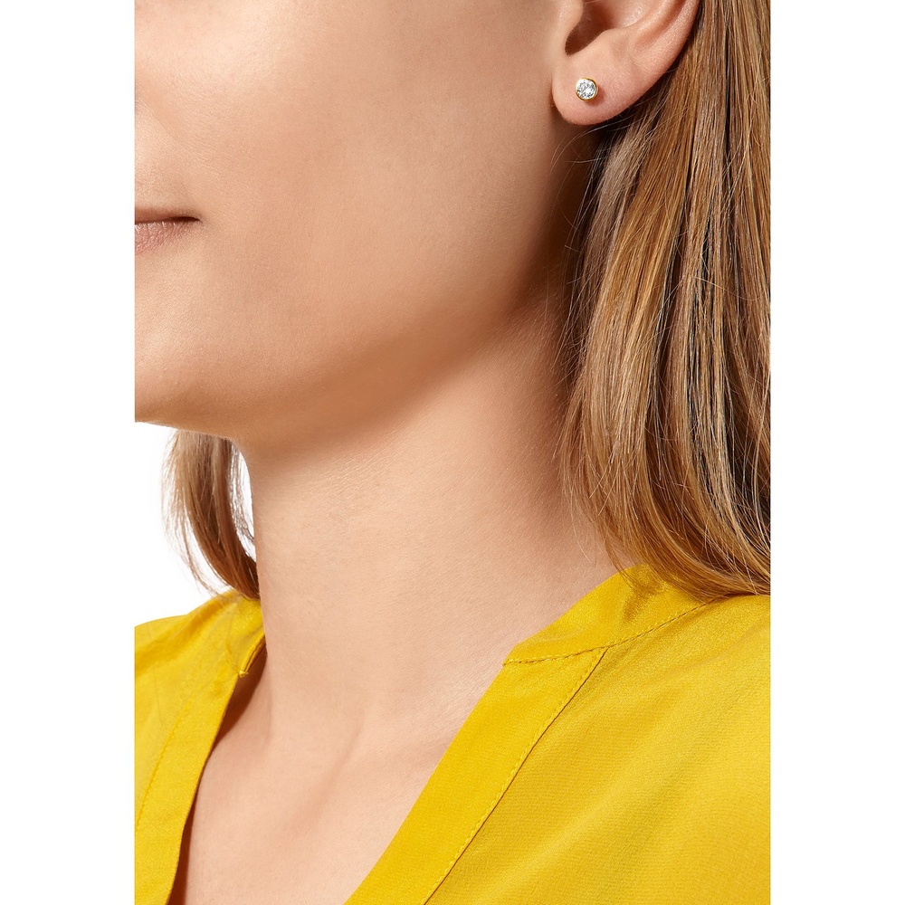 FAVS Boucles d'oreilles à fermoir à poussette 375 Or jaune Boucles d'oreilles