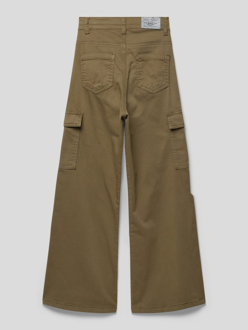Cargohose mit Stretch-Anteil in olivgrün