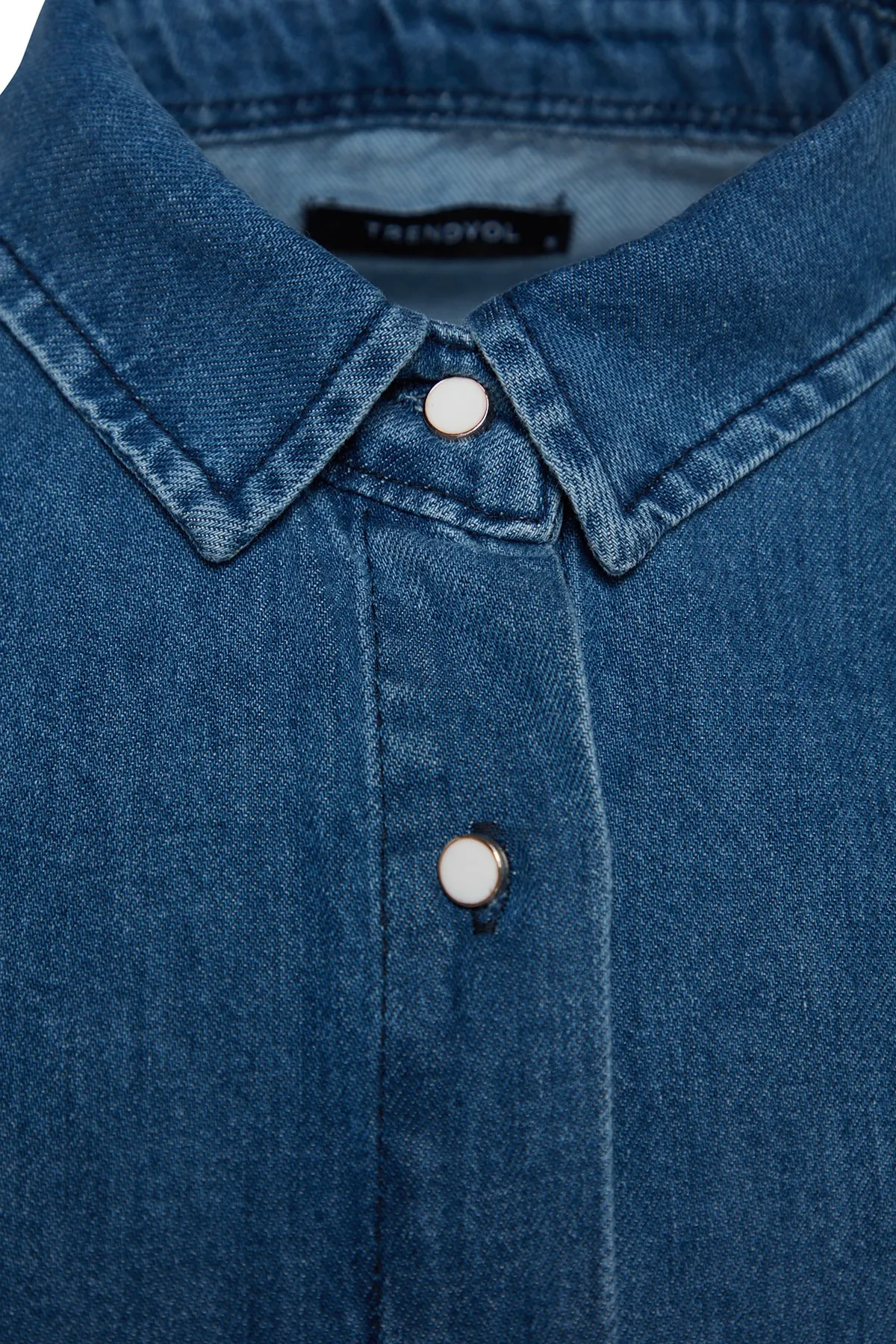 Trendyol Collection  Hemd - Dunkelblau - Oversized
