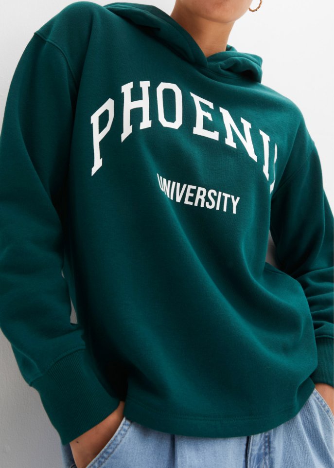 Kapuzensweatshirt mit Druck