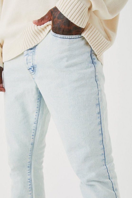 Slim-Fit Schlagjeans