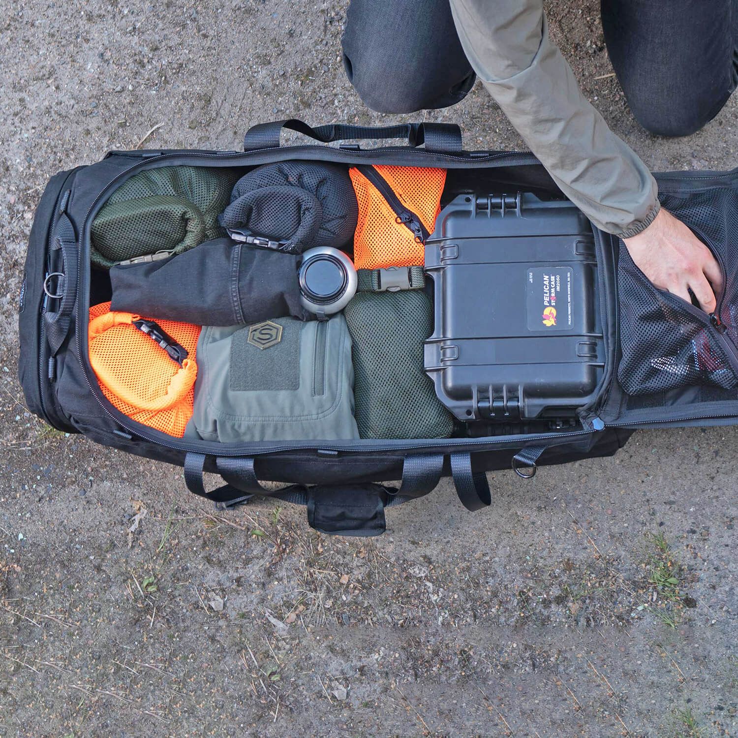 Rolltop Stuffsack Mesh