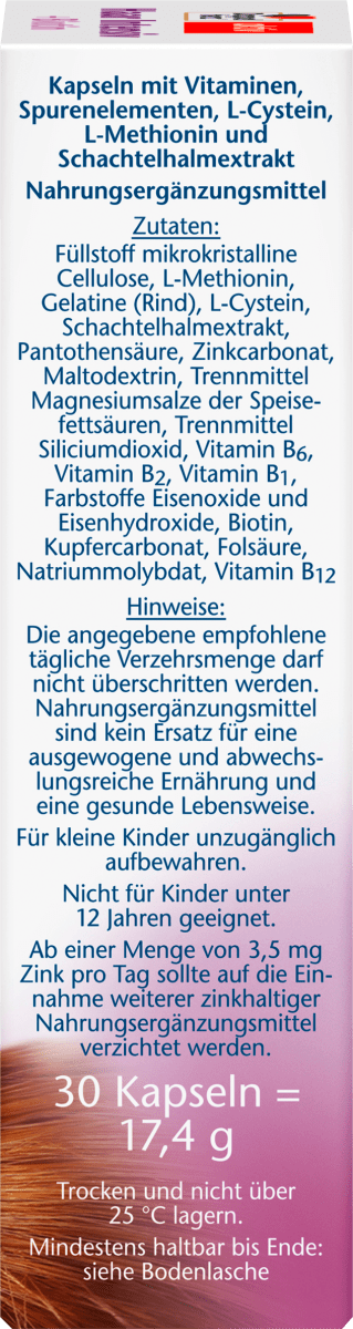 Haar Intensiv + Biotin Kapseln 30 St, 17,4 g