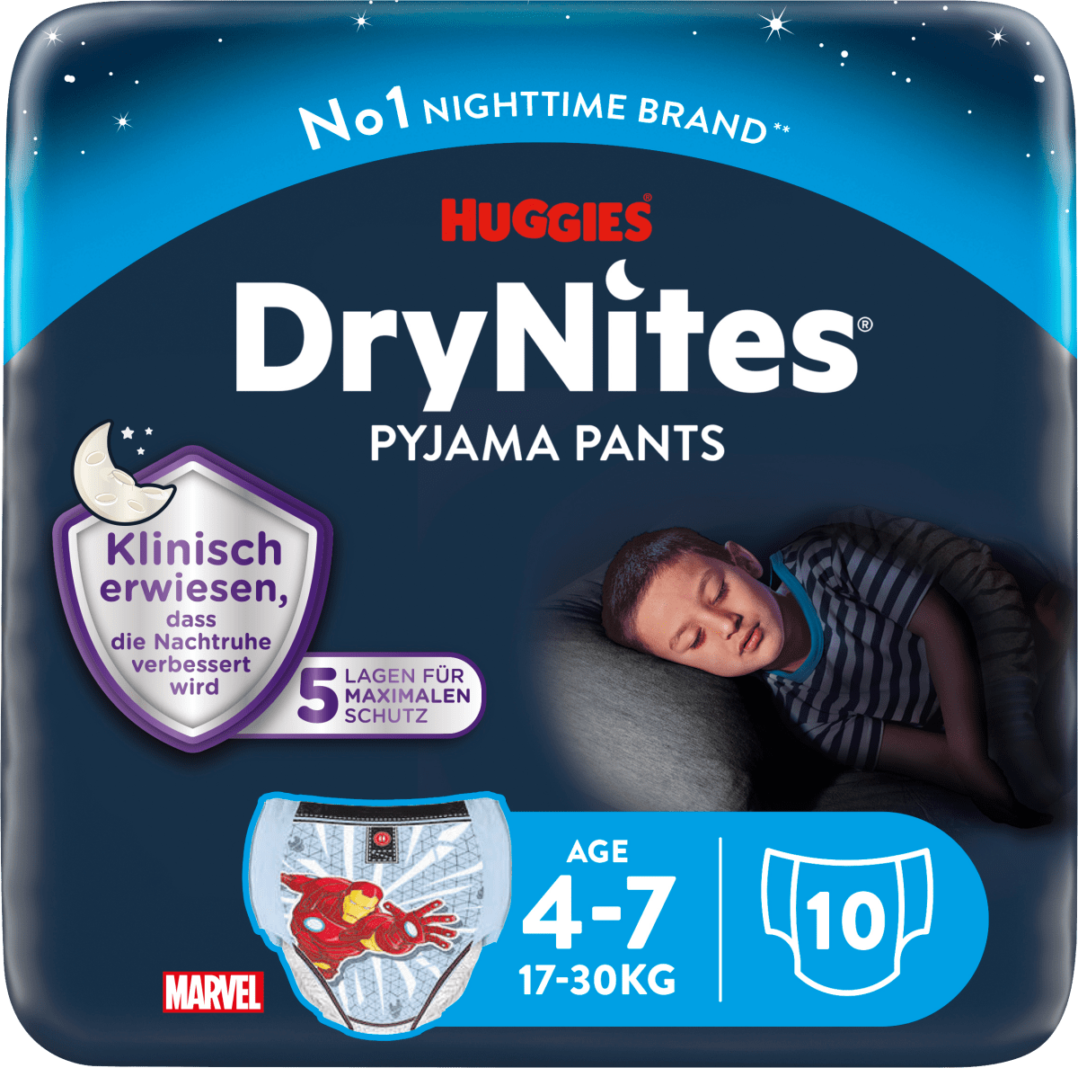 Pyjama Pants Jungen 4-7 Jahre, 10 St