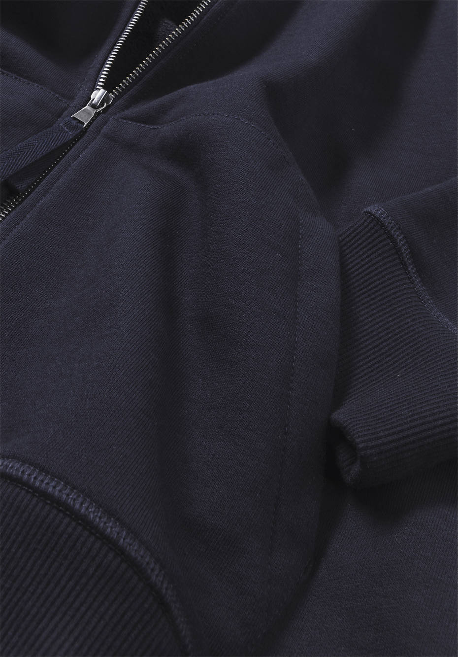 Sweatjacke aus reiner Bio-Baumwolle