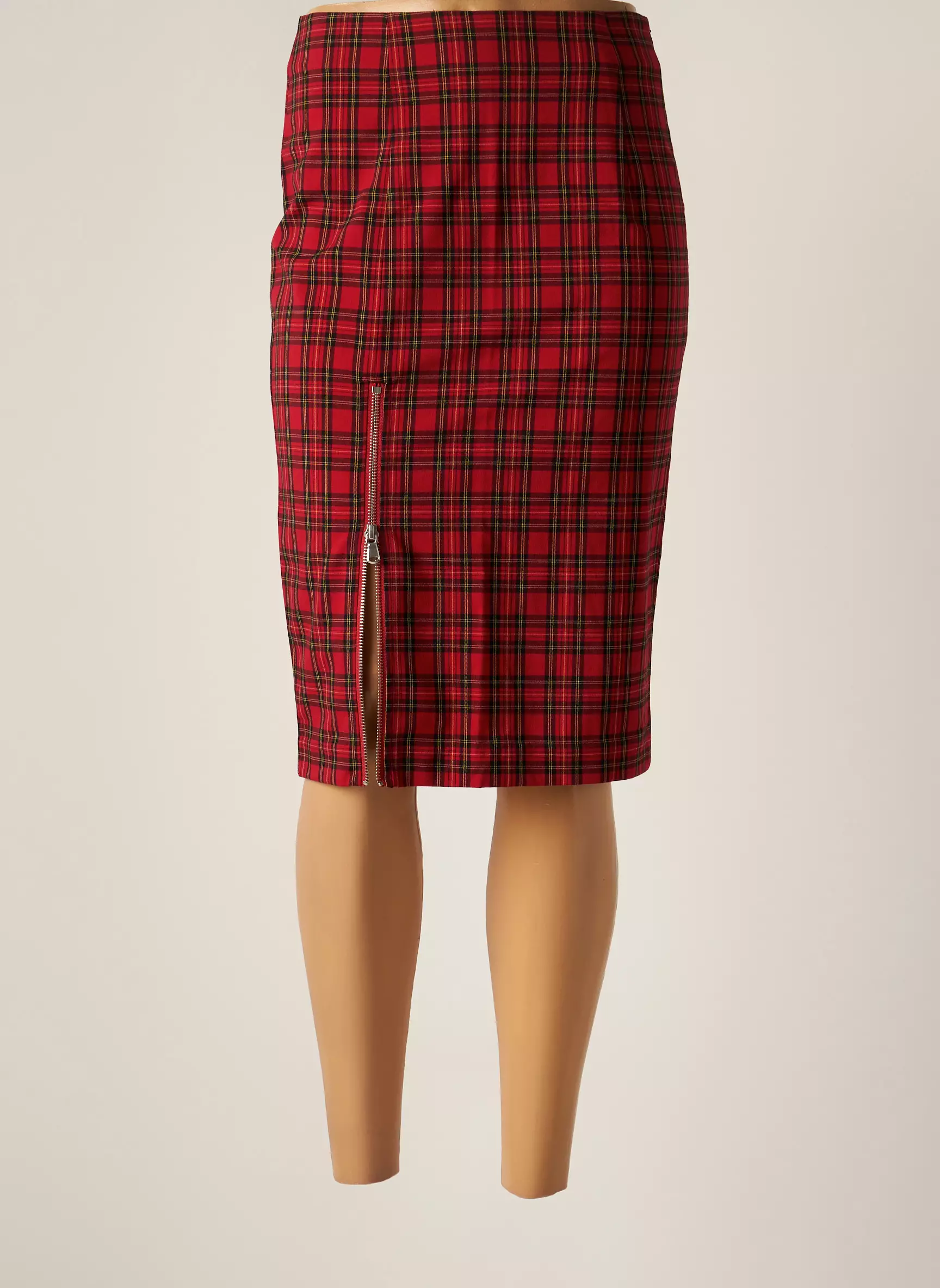 School Rag Jupes Mi Longues Femme couleur rouge
