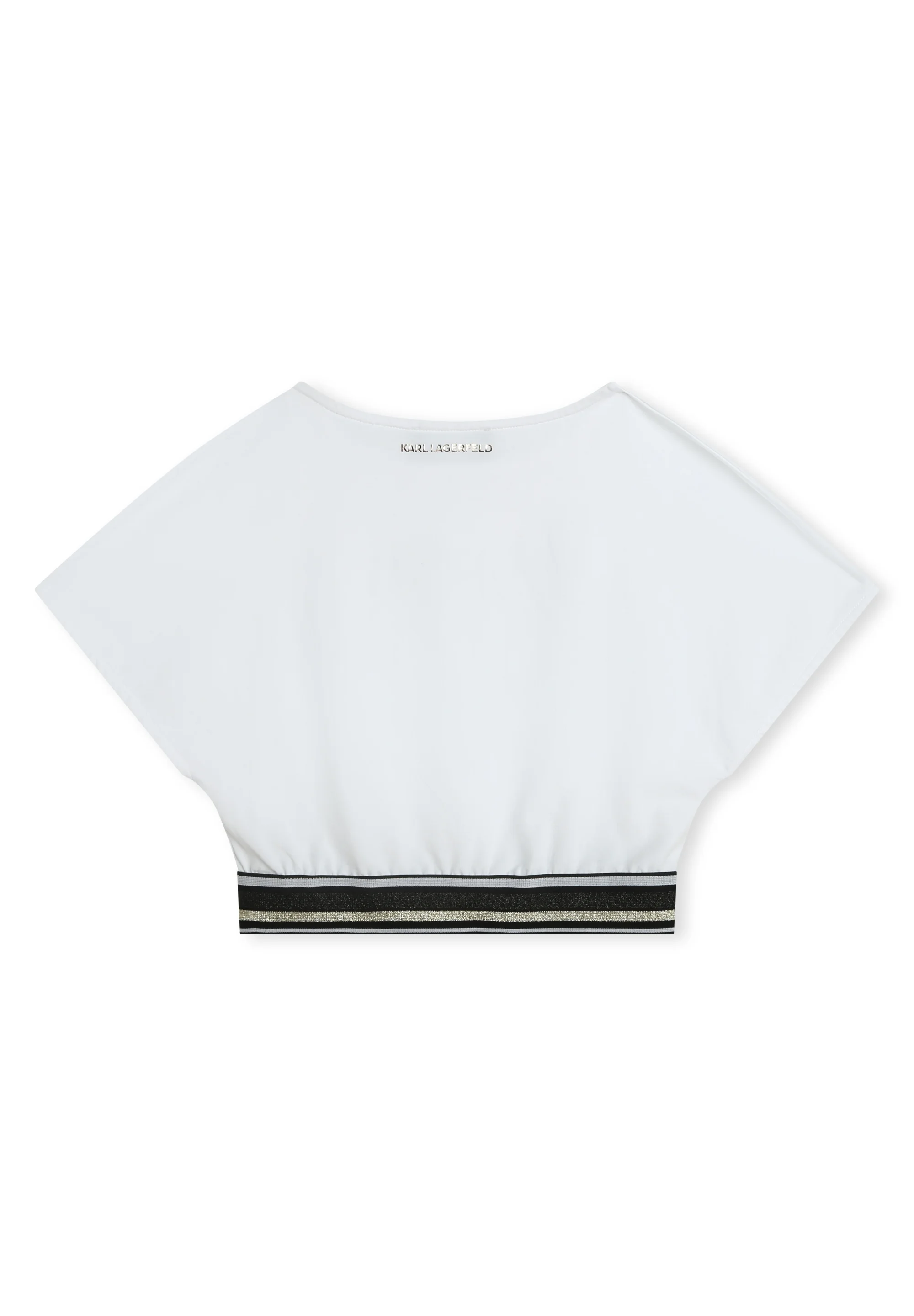 Camiseta infantil con estampado de KARL LAGERFELD