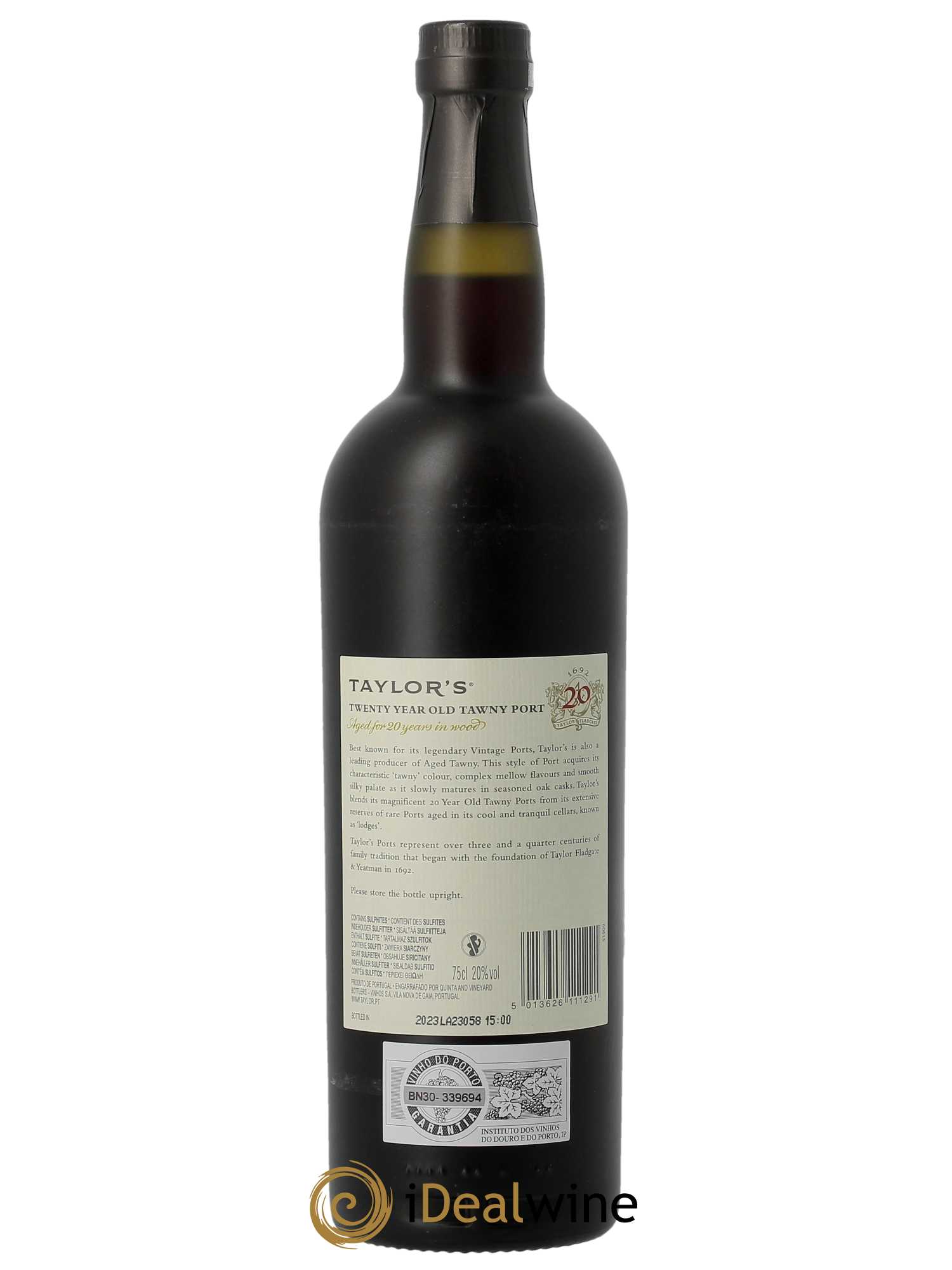 Porto Tawny Taylor's 20 Old Year   - Lot de 1 Bouteille