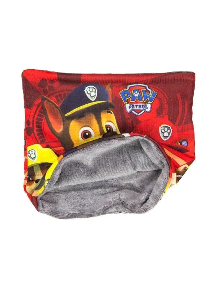 Paw Patrol Schal mit Namensschild in Rot günstig kaufen onesize