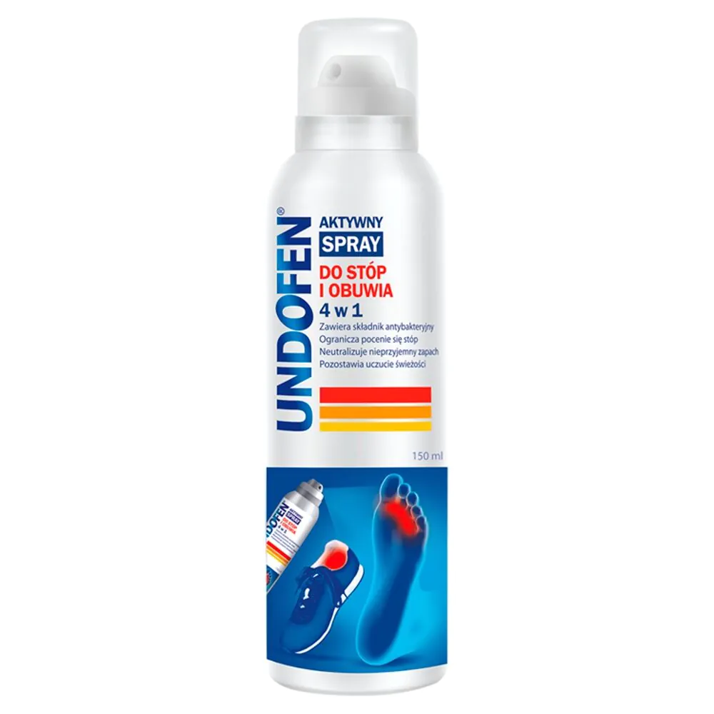 Undofen Active Spray για Πόδια και Παπούτσια 4 σε 1, Αερόλυμα