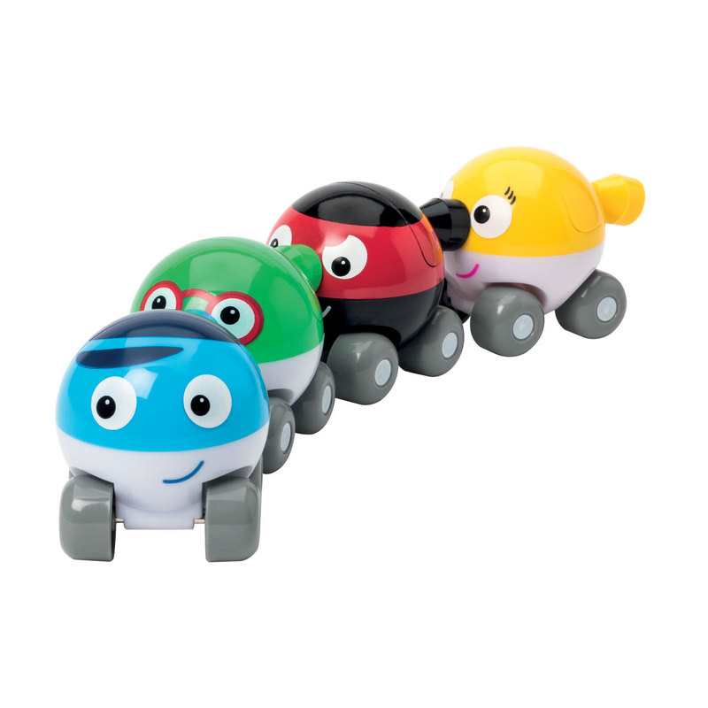 4 Voitures magnétiques Bubble car Oxybul