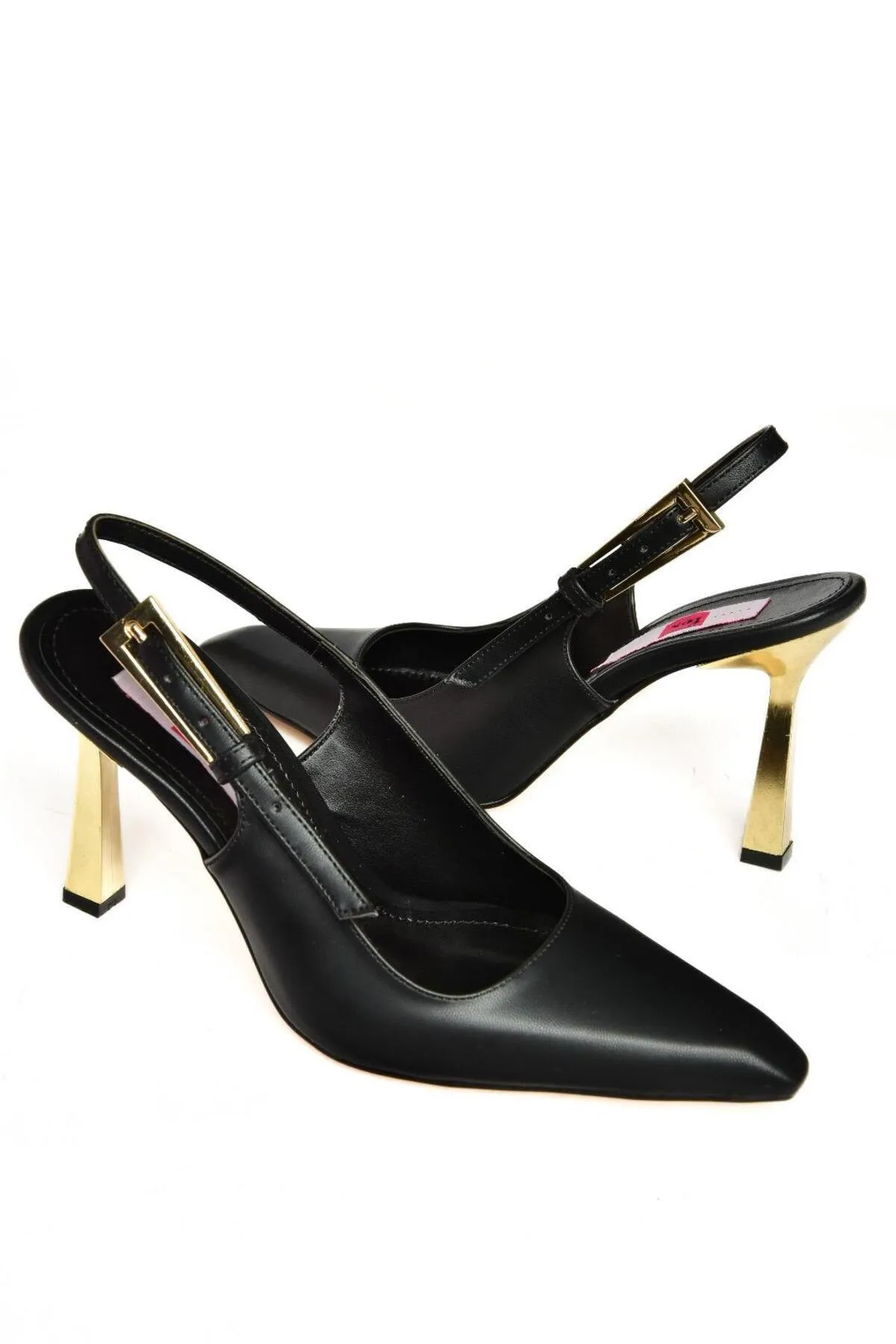 Fox Shoes  S752098709 Schwarze Damenschuhe mit dicken Absätzen