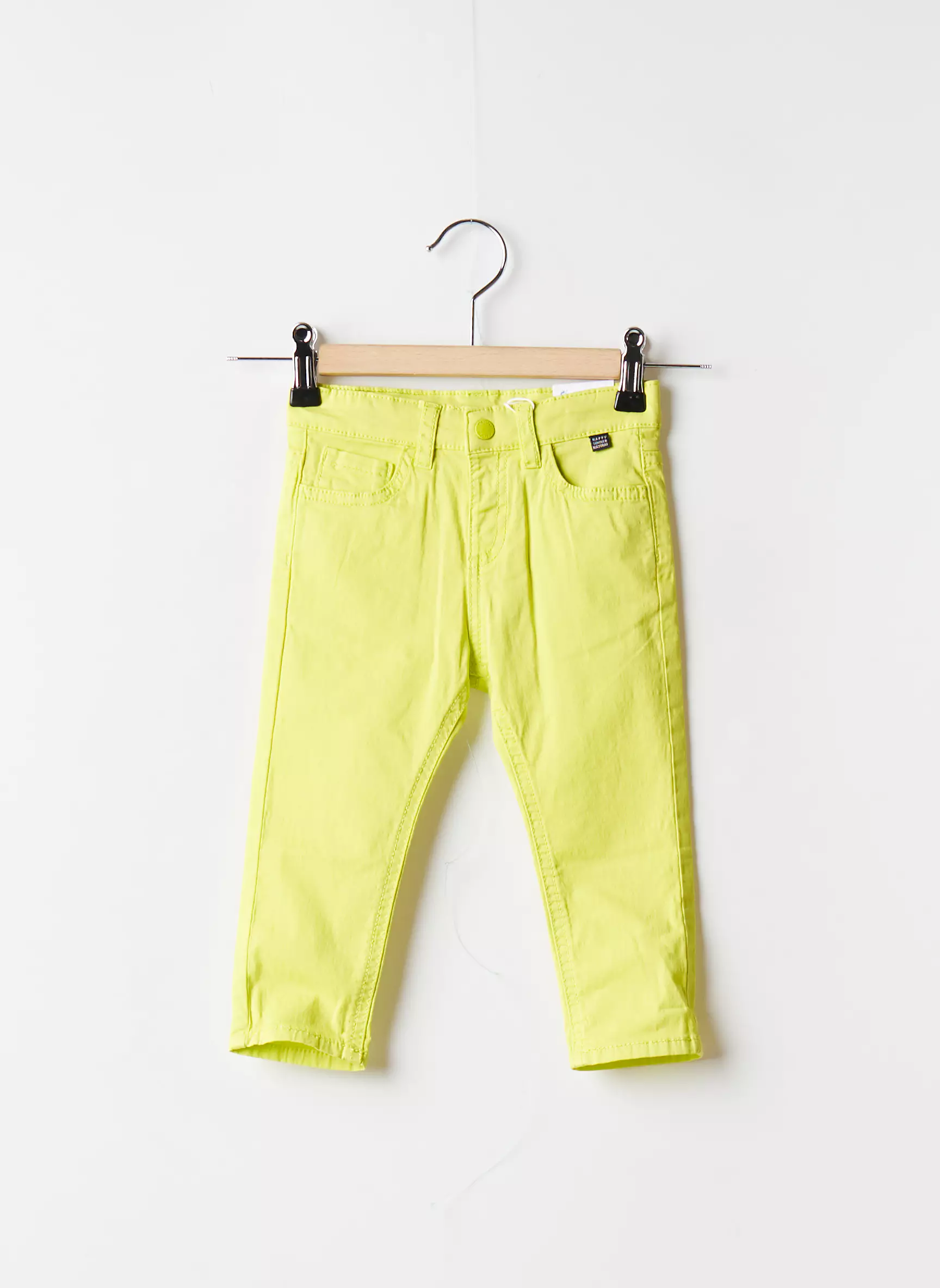 Mayoral Pantalons Slim Garcon couleur jaune