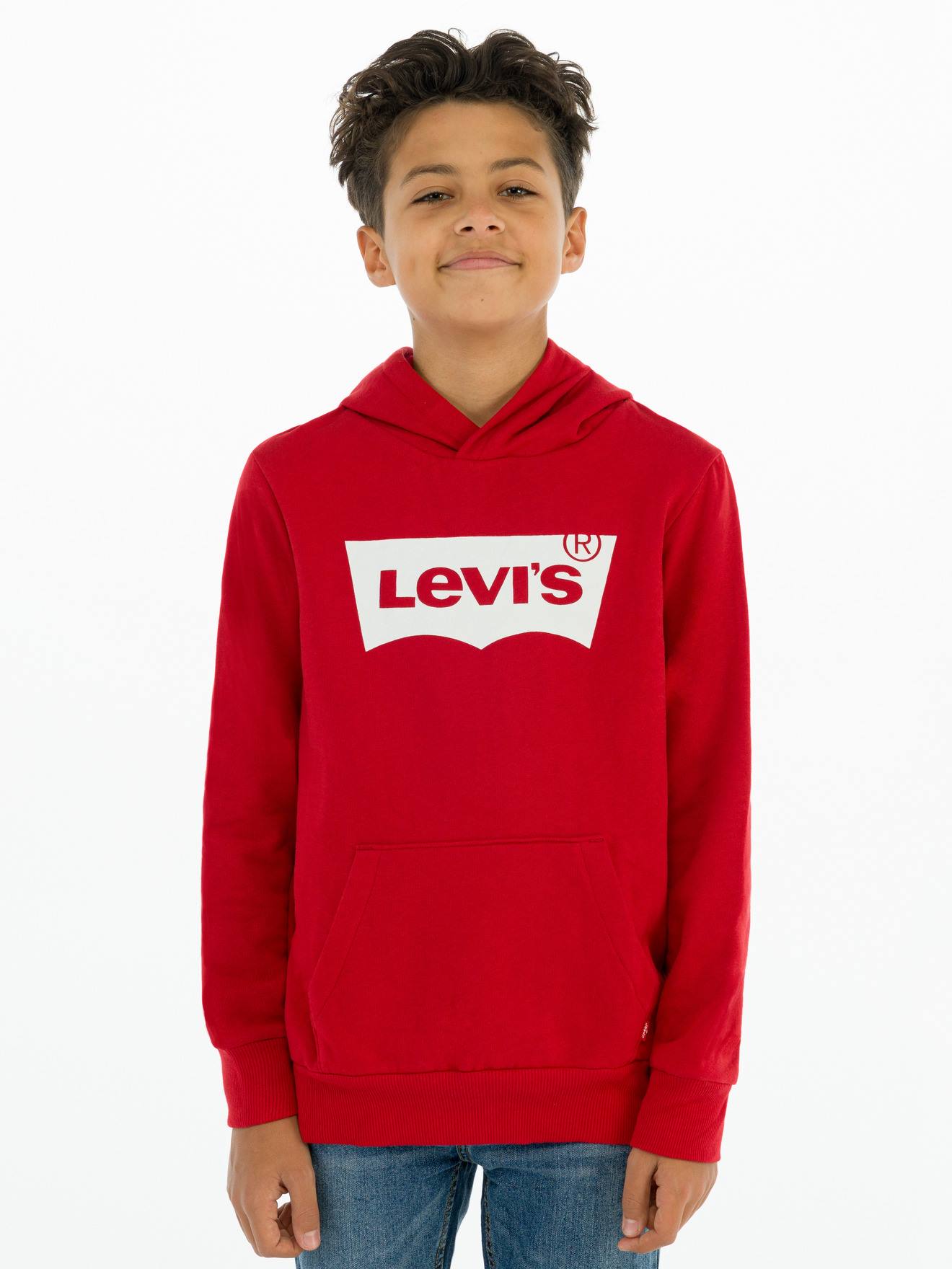 Levis Jungen Kapuzensweatshirt BATWING SCREENPRINT Levi's - rot