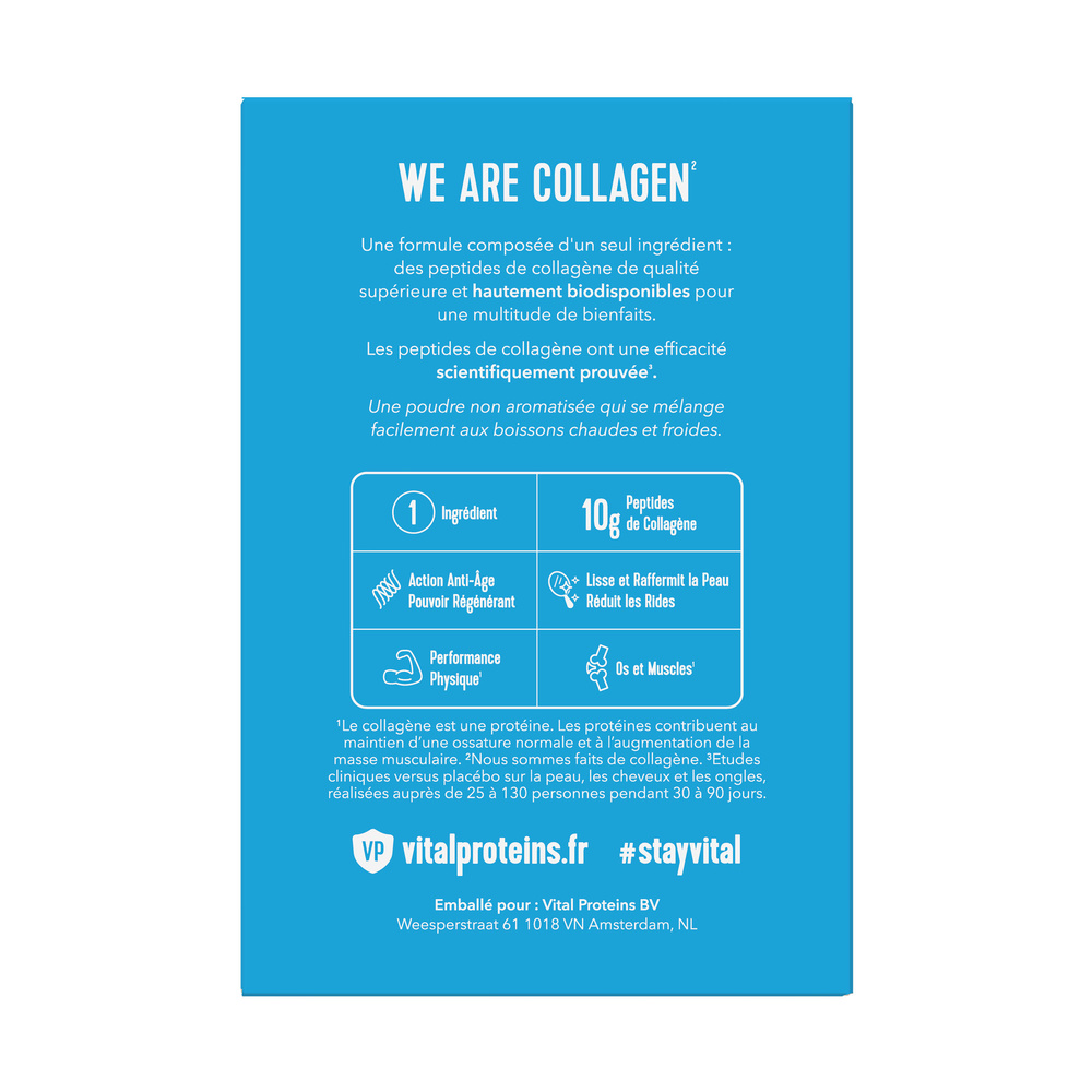 vital proteins COLLAGEN PEPTIDES - 10x10g COMPLEMENT ALIMENTAIRE