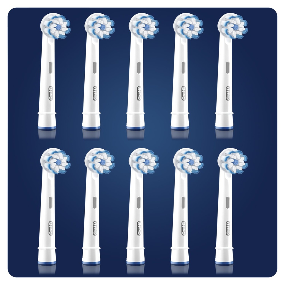 oral-b Oral-B Sensitive Clean Brossette, 10 Brossettes De Rechange
