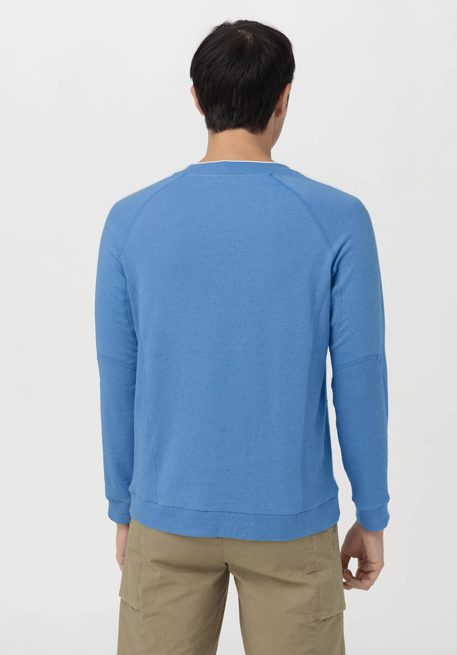 Sweatshirt aus Bio-Baumwolle mit Hanf und Schurwolle