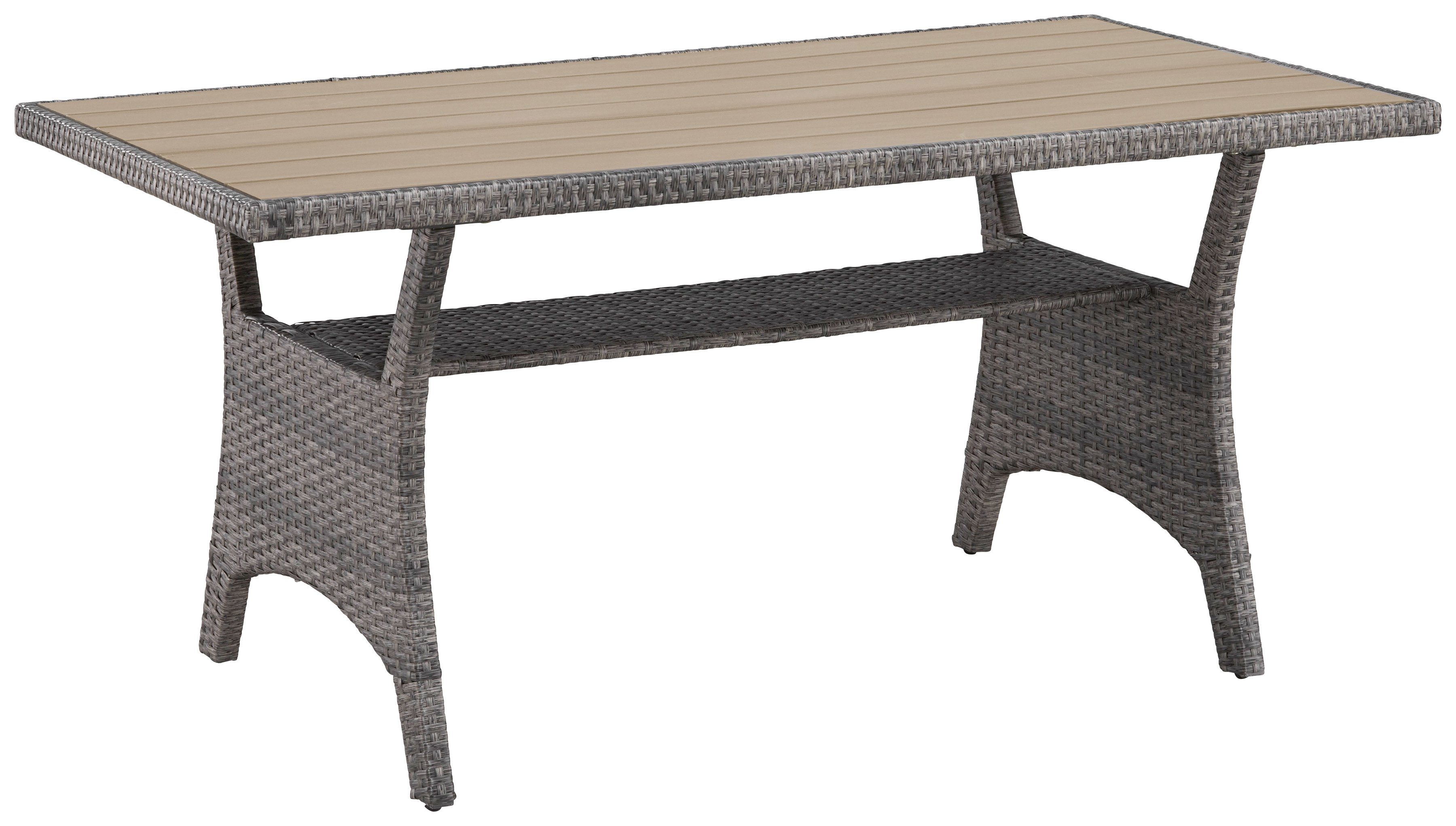 KONIFERA Gartenlounge-Set Keros Premium, (20-tlg), Ecklounge, 2 Hocker, Sessel, Tisch, Polyrattan
