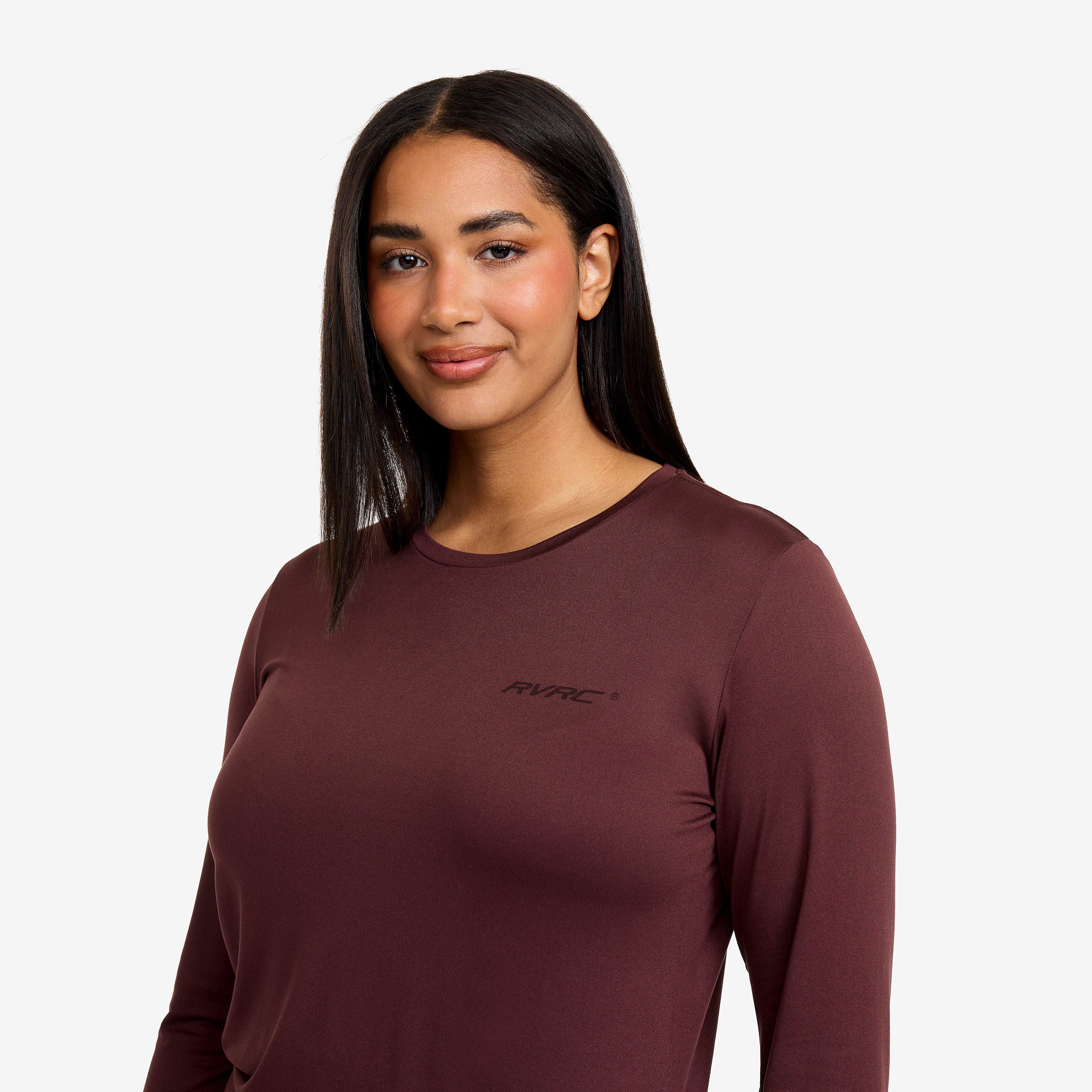 Vagabond Long Sleeve Tee Femme Dark Vintage Rose