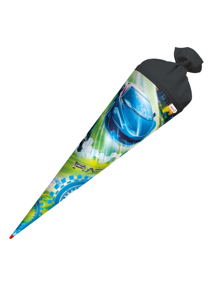 ROTH Schultüte groß Racing 70 cm in Hellblau günstig kaufen onesize