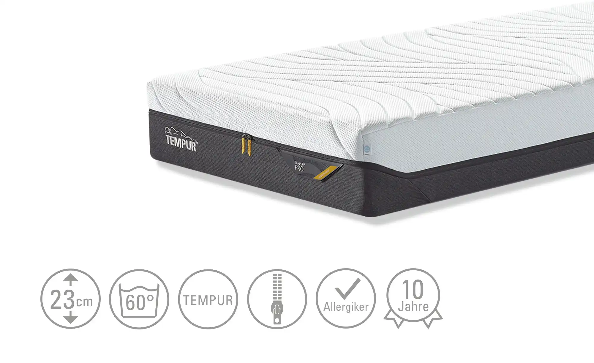 TEMPUR Viscoschaummatratze Medium Firm Pro CoolQuilt