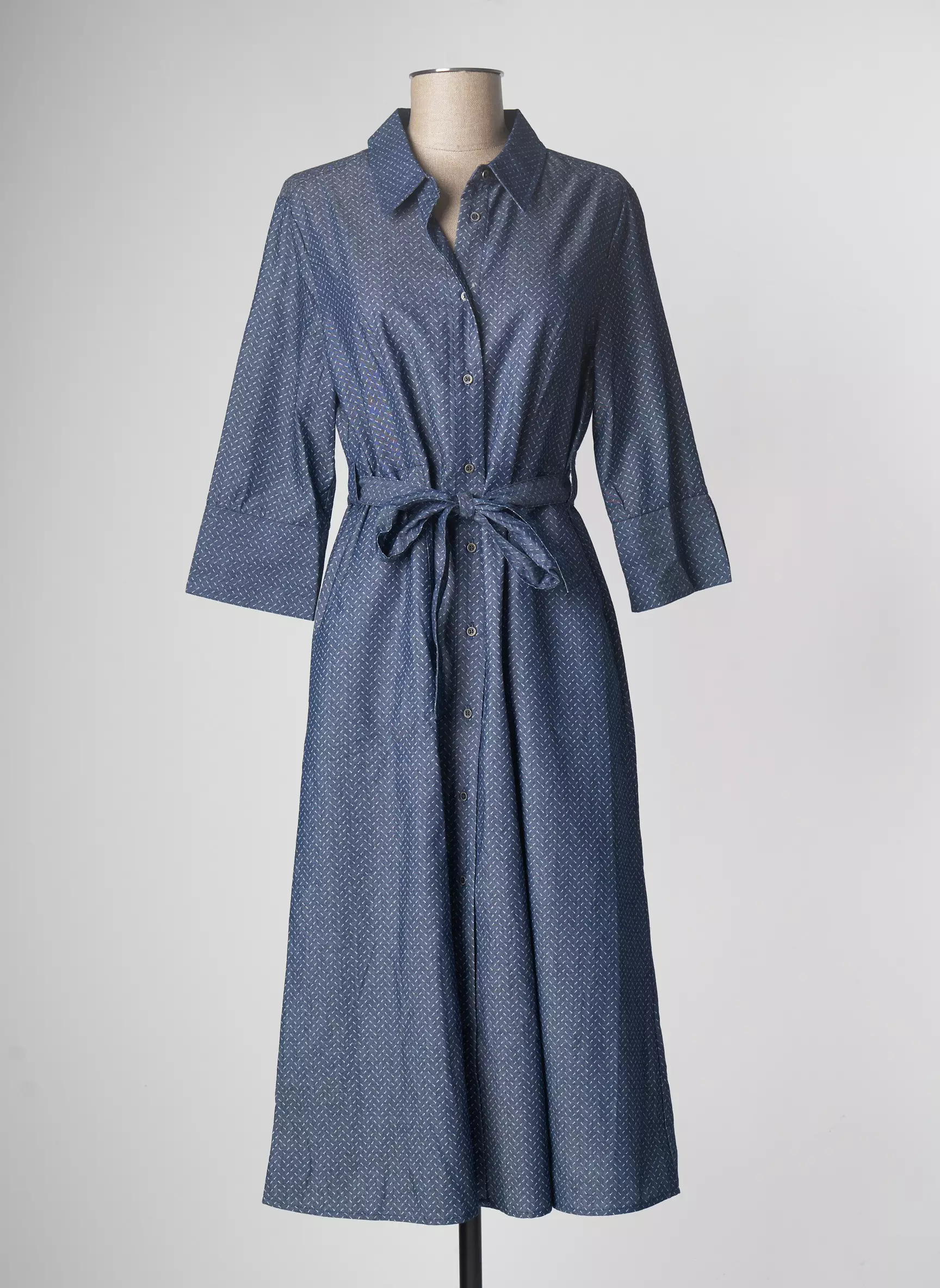 Cream Robes Mi Longues Femme couleur bleu