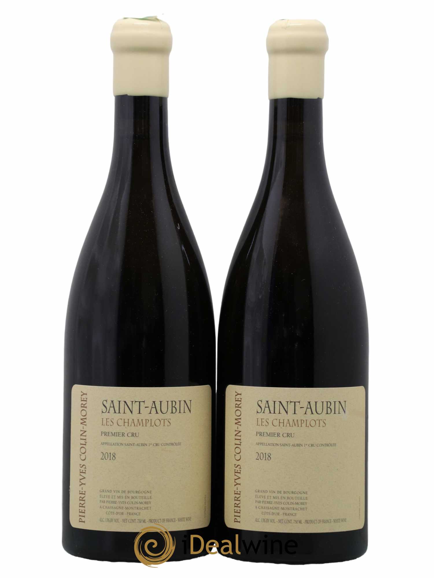 Saint-Aubin 1er Cru Les Champlots Pierre-Yves Colin Morey  2018 - Lot de 2 Bouteilles