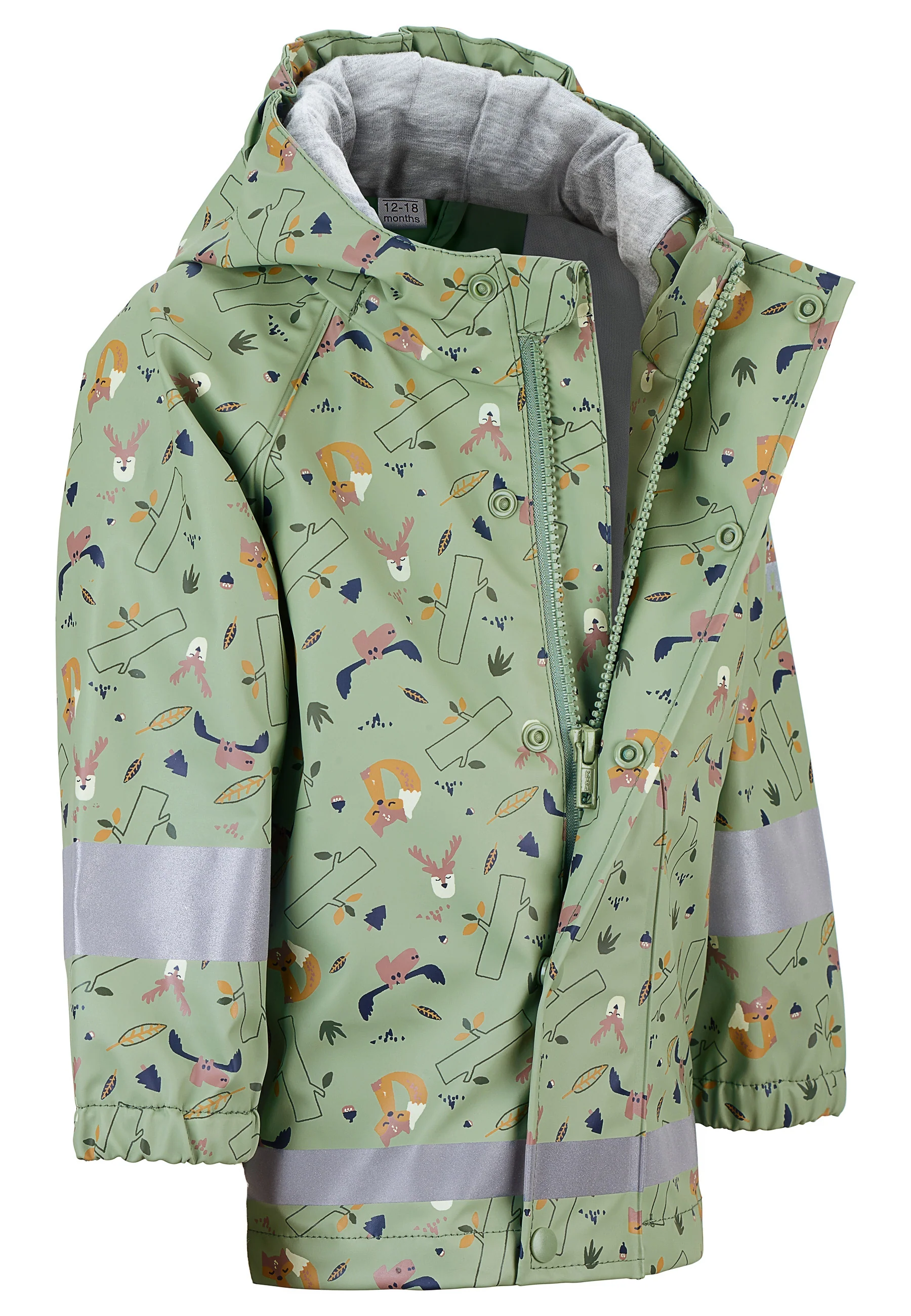 Regenjacke Waldtiere ungefüttert und wasserdicht