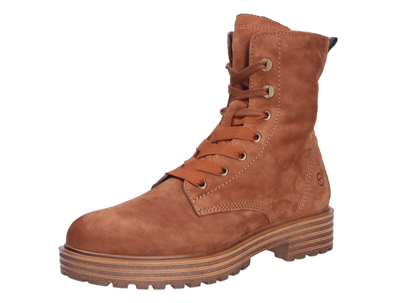 TAMARIS Schnür-Stiefeletten braun Da.-Stiefel