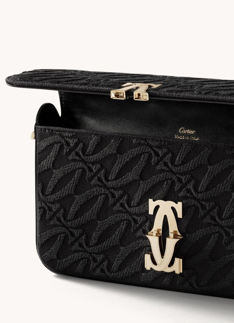 Cartier C de Cartier Mini calfskin shoulder bag CRL1002500