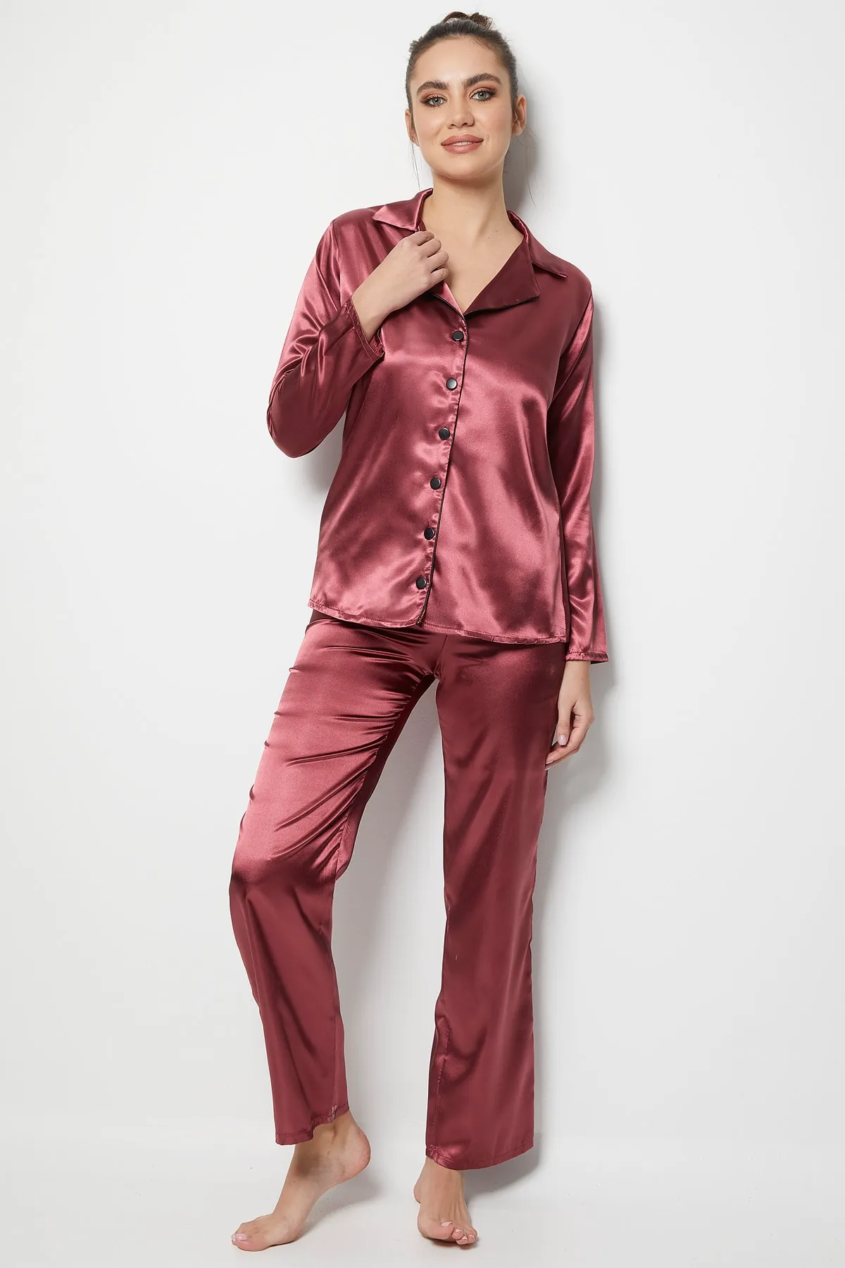 Miorre  Satin-Pyjama-Set