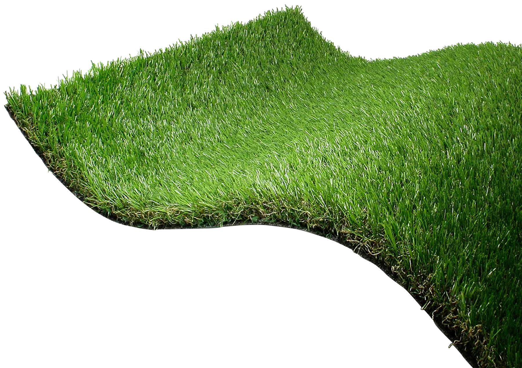 Kunstrasen FORESTLAND, Primaflor-Ideen in Textil, rechteckig, Höhe: 37 mm, realistische Optik, mit Drainagefunktion, ideal für Balkon & Terrasse
