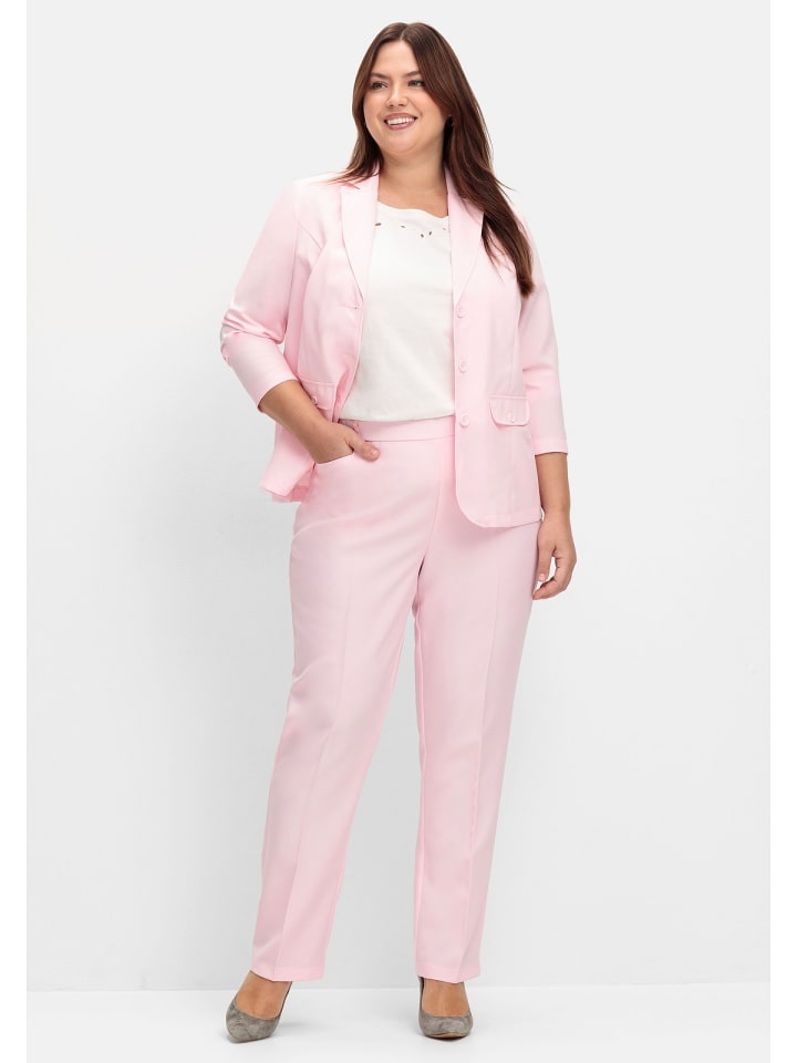 sheego Blazer in rosé günstig kaufen