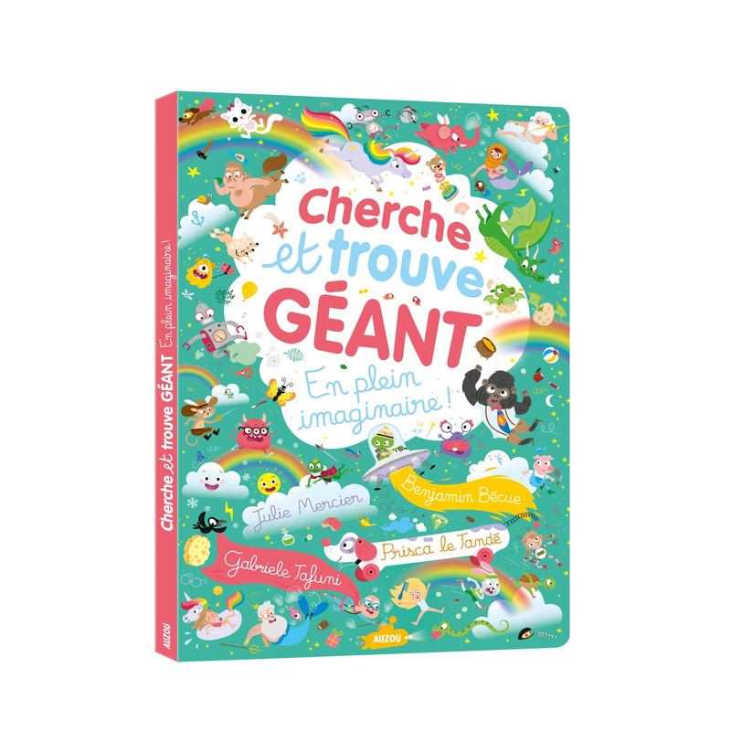 Livre Cherche et trouve géant en plein imaginaire - Auzou