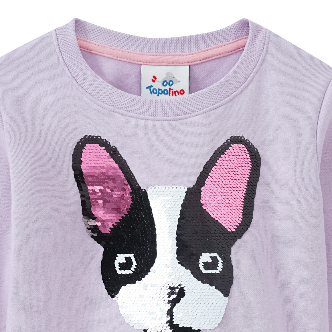 Mädchen Sweatshirt mit Wendepailletten