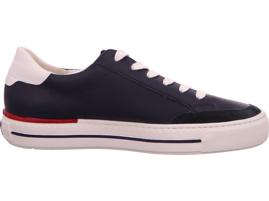 PAUL GREEN Freizeit Schnürer blau Soft Suede/M. Calf space