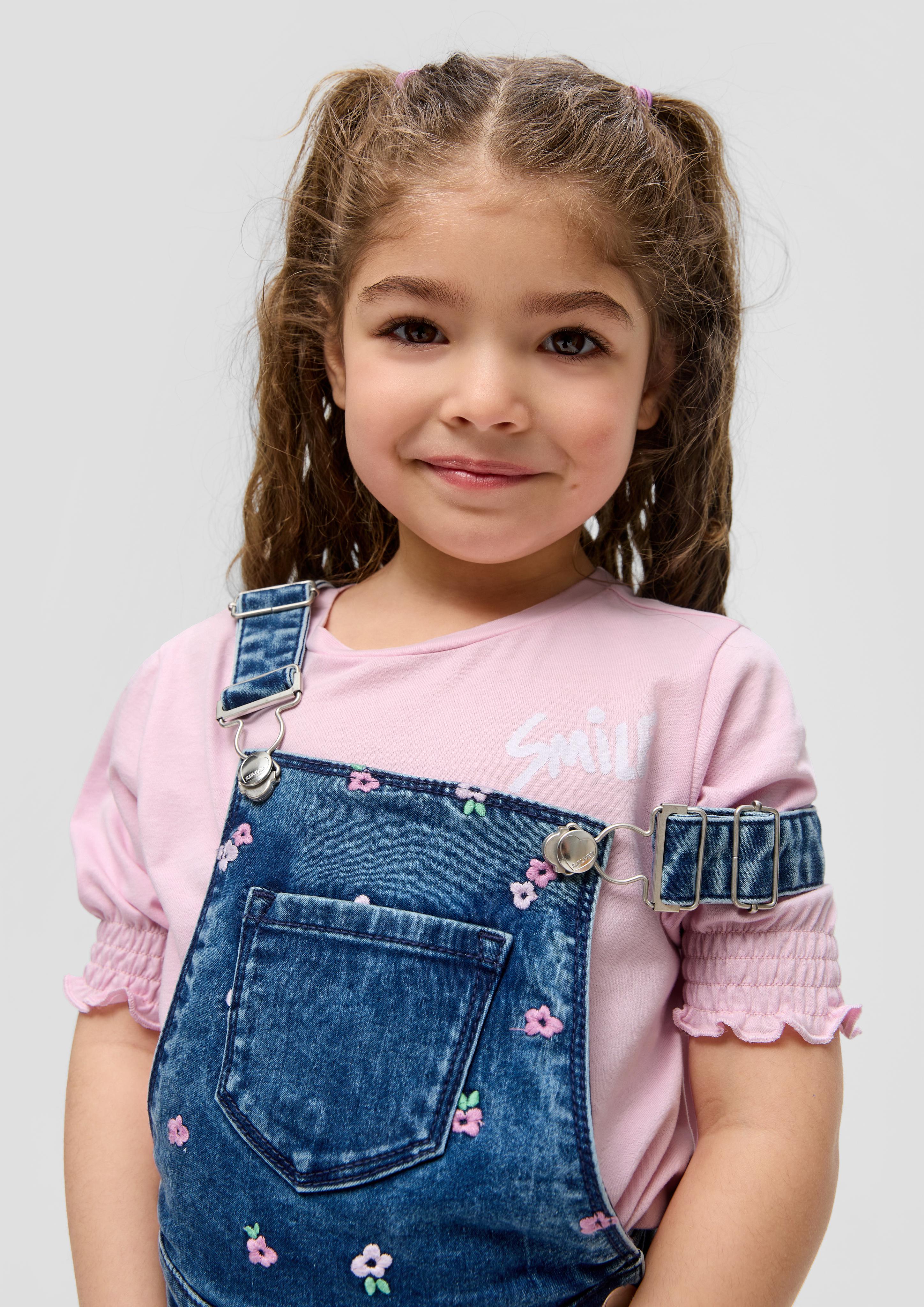 T-Shirt mit Wellensaum  2140023-4073