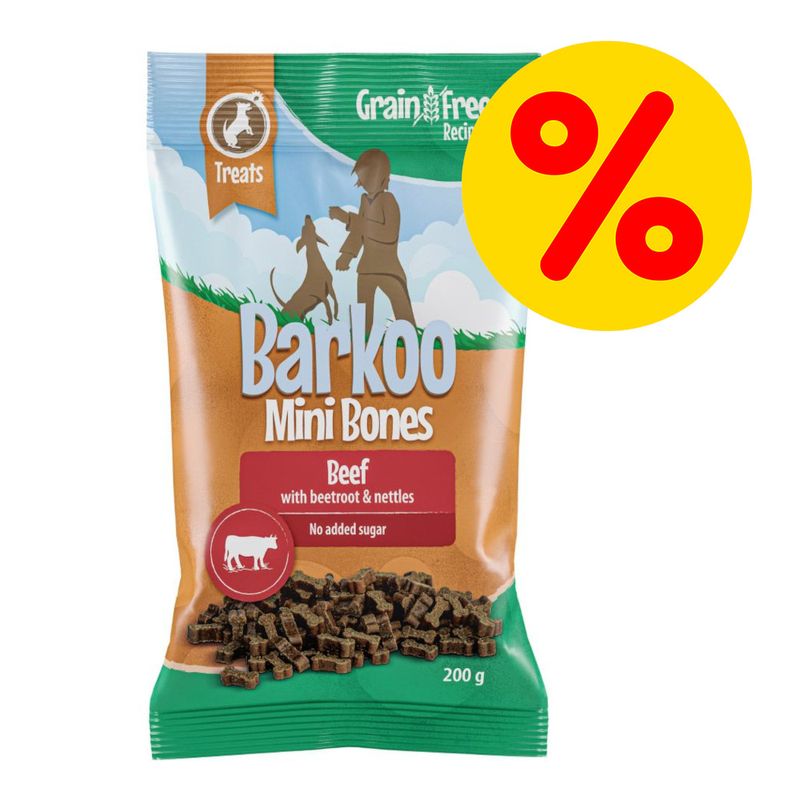 Sparpaket Barkoo Mini Bones - GETREIFEDREIE Rezeptur | bitiba %