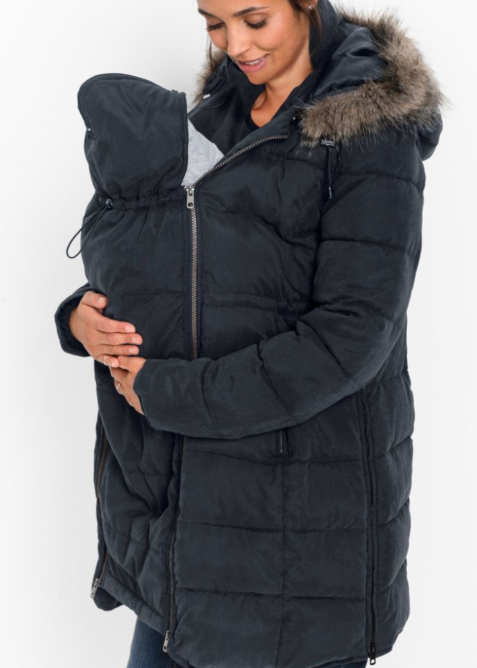 Umstandsjacke/Tragejacke, gesteppt