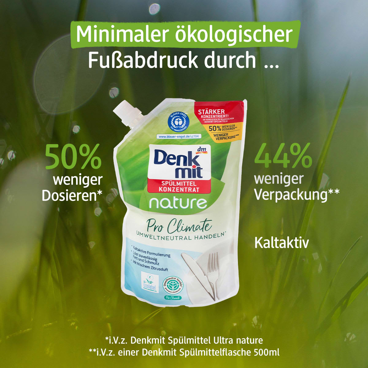 Spülmittel Konzentrat nature Pro Climate, 500 ml
