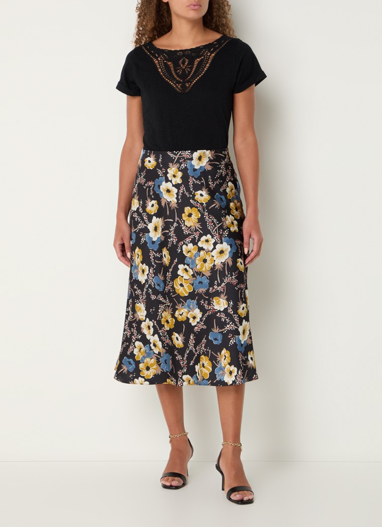 Ralph Lauren Midirock mit Blumenmuster