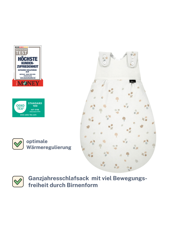 Alvi Baby Mäxchen Außensack Schlafsack Exclusiv in Forest Goods günstig kaufen