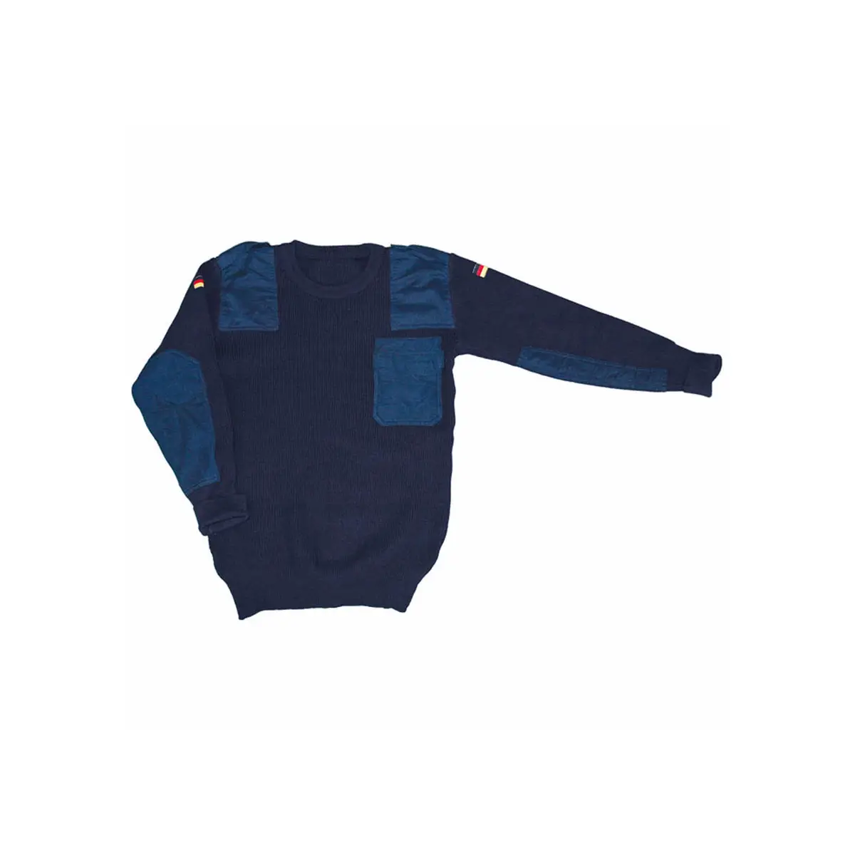 BW Pullover Baumwolle blau