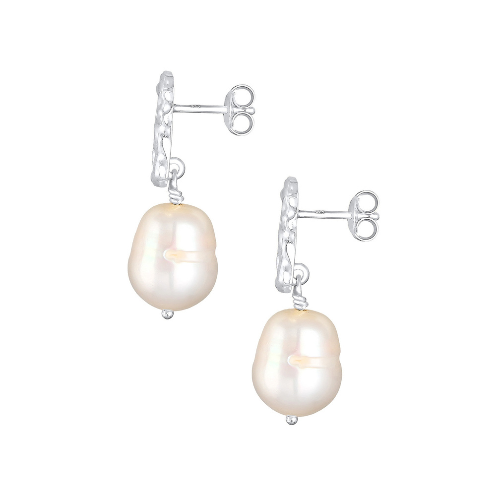 Elli PREMIUM Elli PREMIUM Boucles d'Oreilles Femmes Pendentif d'oreilles Organique Martelé Bar Boucles d'oreilles