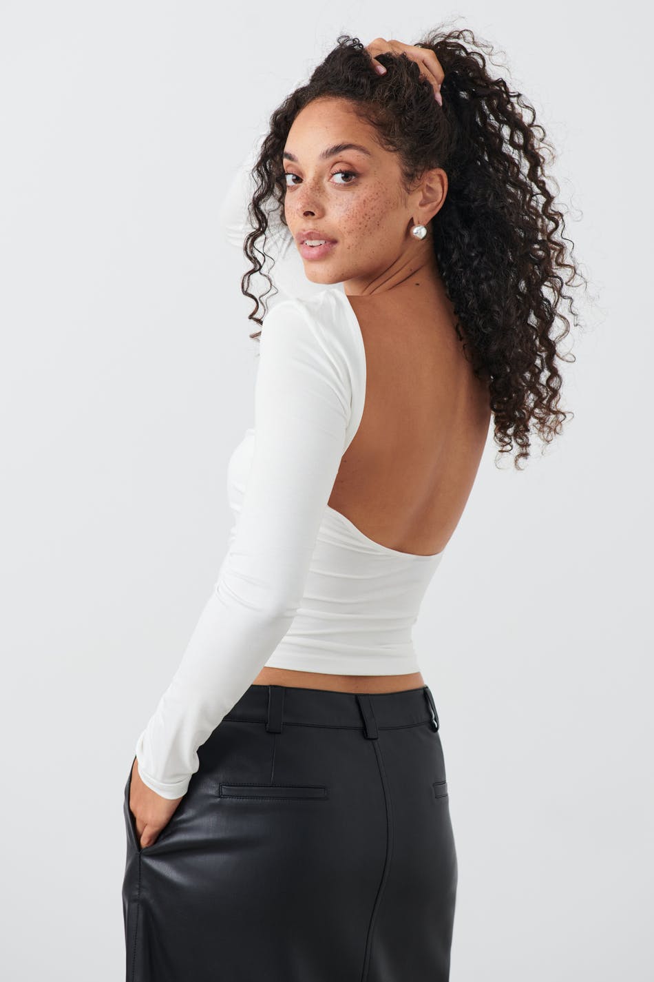 Soft touch ls low back top