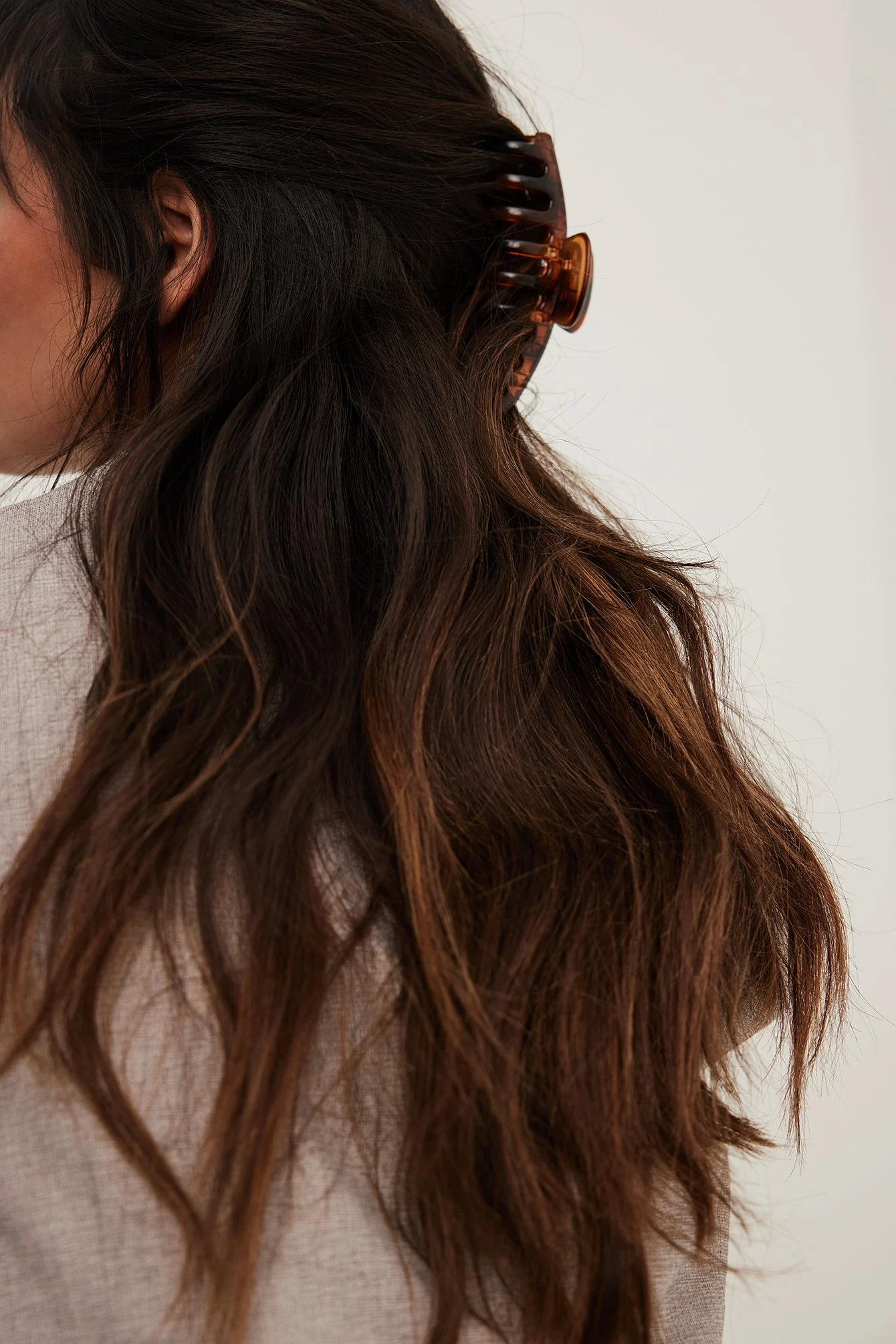 Große runde Haarspange