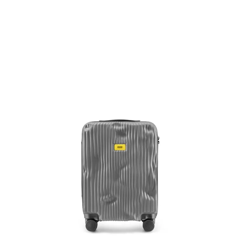 Crash Baggage Stripe Kabinengepäck S (55 cm) - Smoke Grey