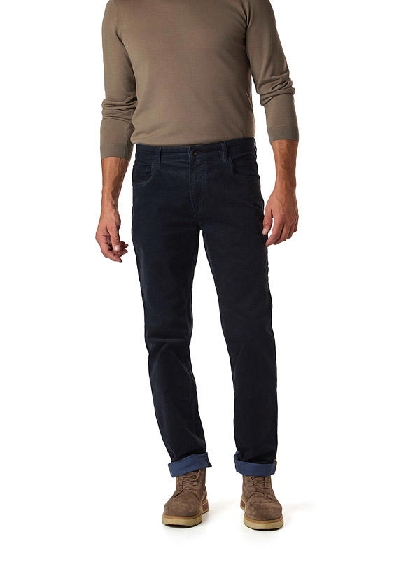 camel active, Hose Houston, Regular Fit, Cord, nachtblau